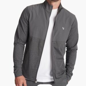 Vuori Men's Vuori Sunday Element Track Jacket Grey Size M NWOT